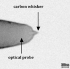 Whisker on SNOM probe